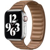 Curea iUni compatibila cu Apple Watch 1/2/3/4/5/6, 38mm, Leather Link, Brown
